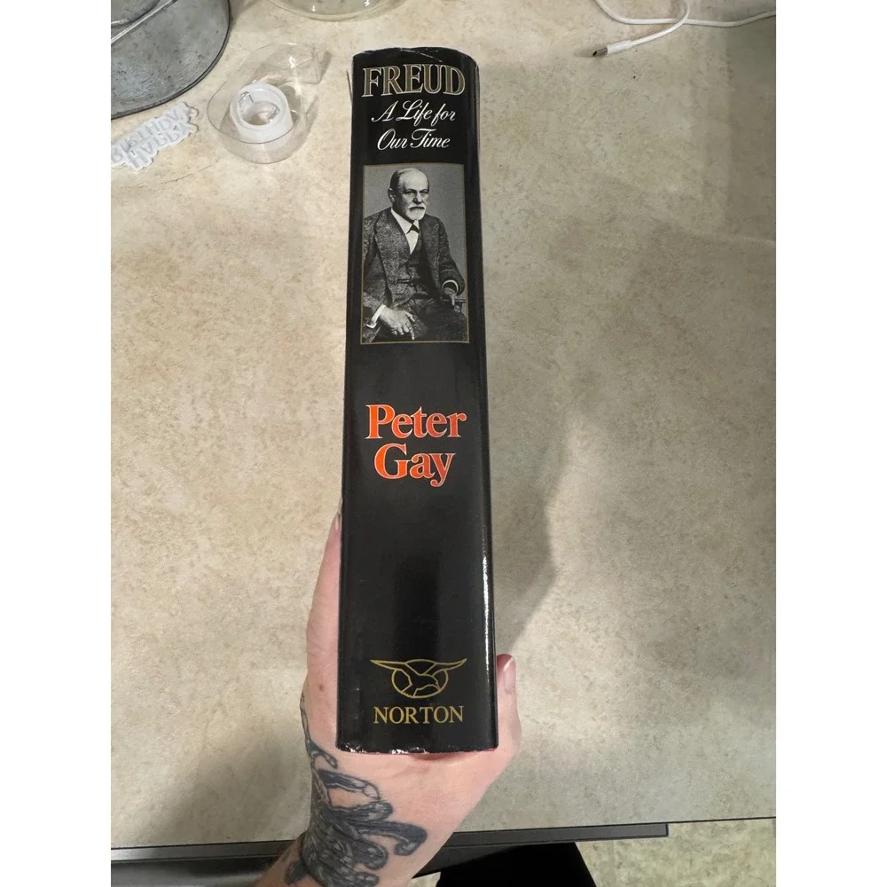 Freud A Life for Our Time Peter Gay Hardcover 1988 Biography 0393025179